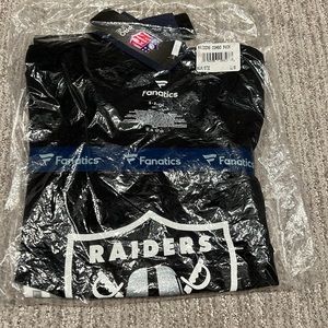 NWT two pack Raiders shirts black/grey sz w small